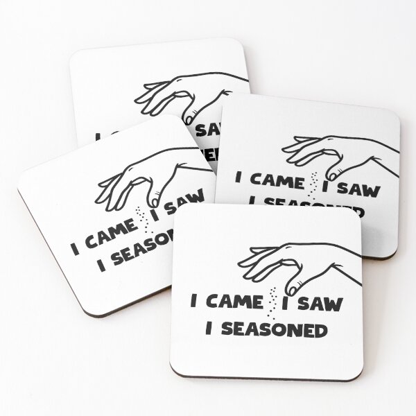 Item preview, I Came, I Saw, I Seasoned Foodie Humor designed and sold by HYPNK.