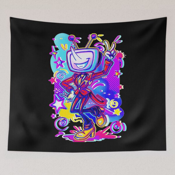 Item preview, TV Head Media Enthusiast Peace Sign designed and sold by QuentinHarrow.