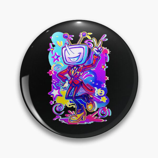 Item preview, TV Head Media Enthusiast Peace Sign designed and sold by QuentinHarrow.