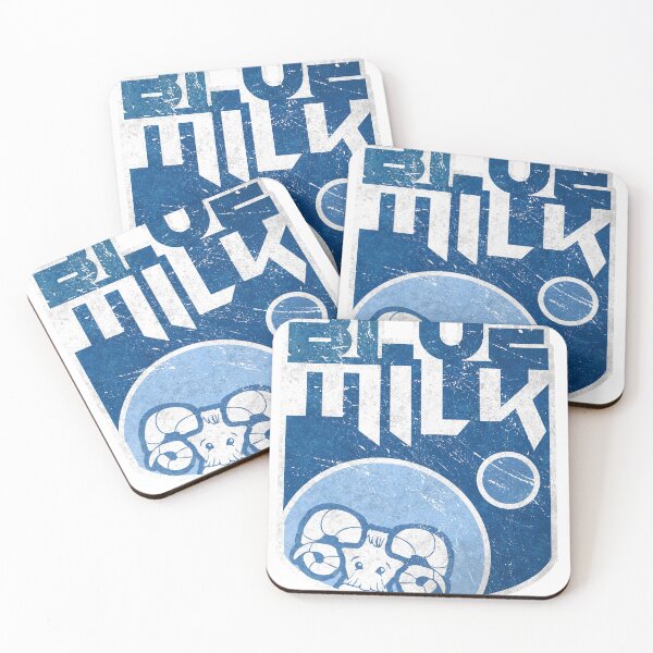 Item preview, Retro-vintage logo of Bantha Blue Milk - English designed and sold by TheStompMonkey.