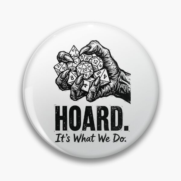 Item preview, Hoard Its What We Do Dice Goblin Tabletop RPG designed and sold by Fenay Designs.