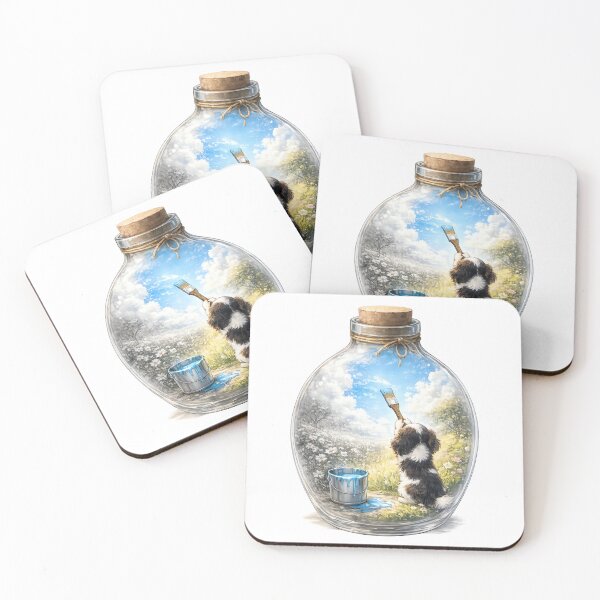 Item preview, Worlds in a Bottle – Artist Cavalier King Charles Spaniel – Daylight Miniature World (Tricolor) designed and sold by SakuraWaStyle.