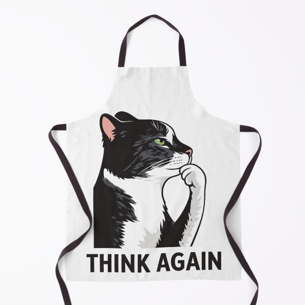 Item preview, Challenging Cat Think Again designed and sold by DetalleXL.