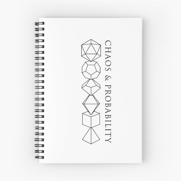Item preview, Chaos And Probability Polyhedral Dice Tabletop RPG Minimalist designed and sold by Fenay Designs.