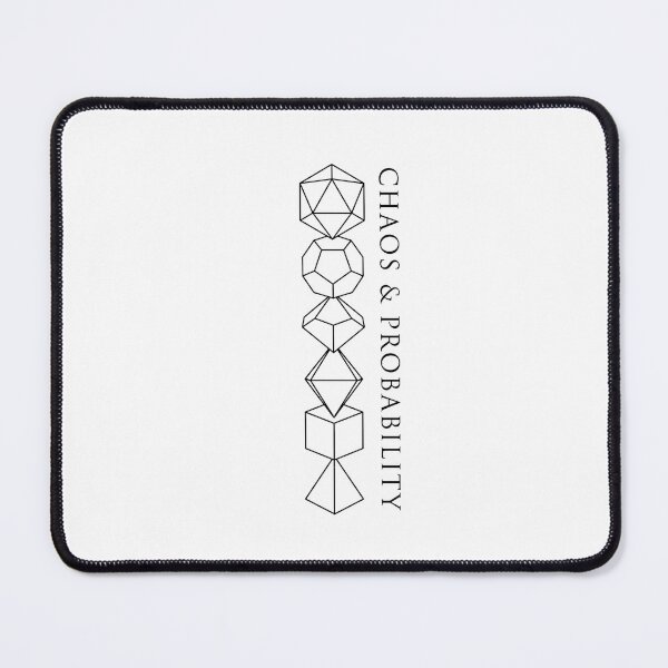 Item preview, Chaos And Probability Polyhedral Dice Tabletop RPG Minimalist designed and sold by Fenay Designs.