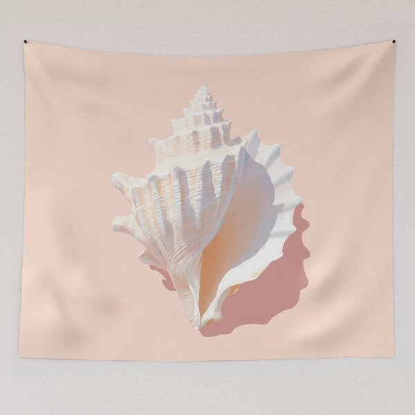 Item preview,   Seashell Illustration – Minimal Coastal Shell Art with Beach Aesthetic designed and sold by BobaBunny76.