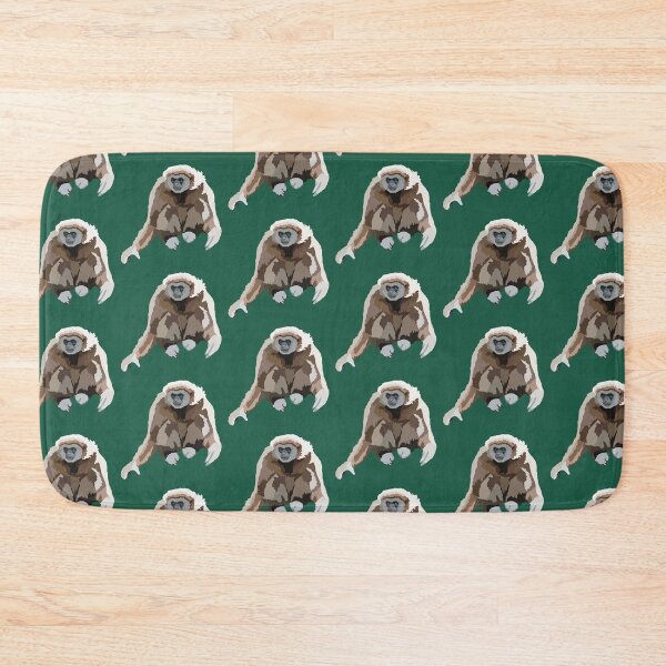 Item preview, L is for Lar Gibbon,Lar Gibbon – Agile Southeast Asian Primate Wildlife Illustration designed and sold by PrettylittlepastelUk.