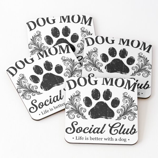 Item preview, Dog Mom Social Club Vintage Design designed and sold by ZennByte.