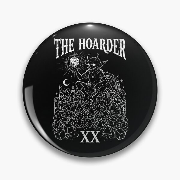 Item preview, The Hoarder XX Dice Goblin Tarot Tabletop RPG designed and sold by Fenay Designs.