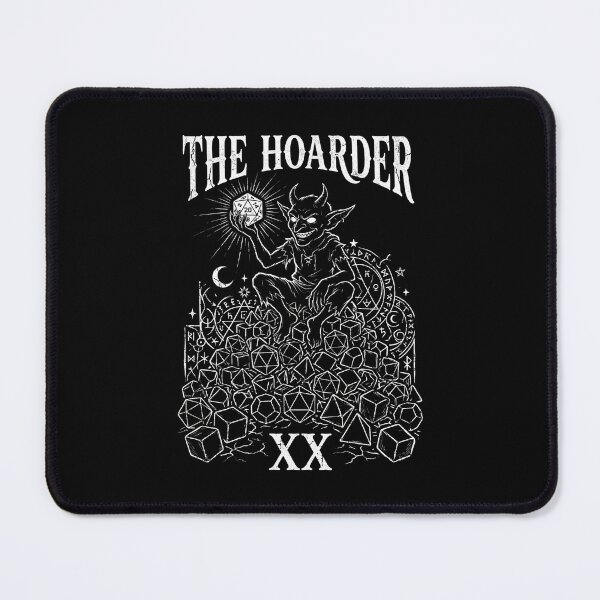 Item preview, The Hoarder XX Dice Goblin Tarot Tabletop RPG designed and sold by Fenay Designs.