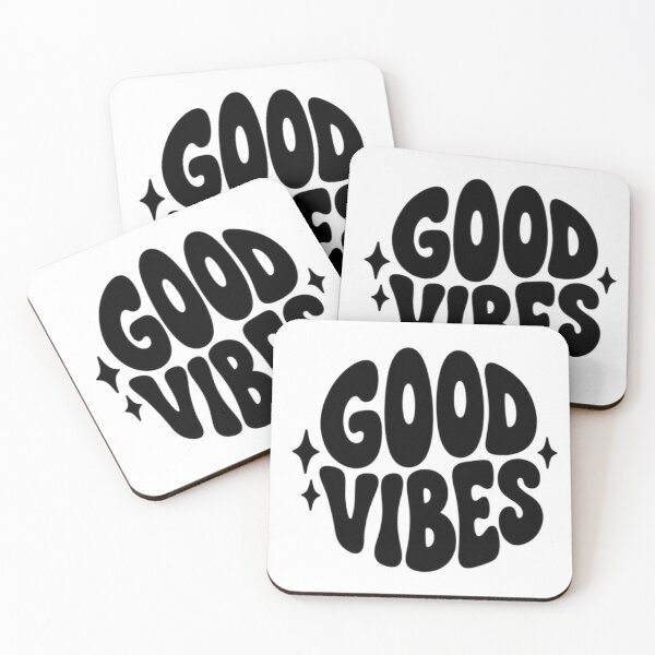 Item preview, Good Vibes Retro Typography Aesthetic Positive Quote Design designed and sold by GrowNest.