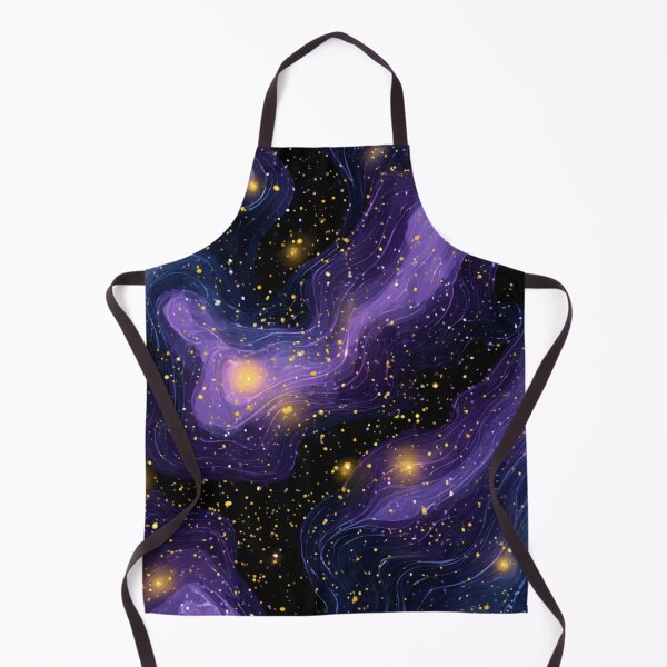 Item preview, Ethereal Purple Nebula Stardust Cosmic Galaxy Pattern designed and sold by NicolasGlowArt.