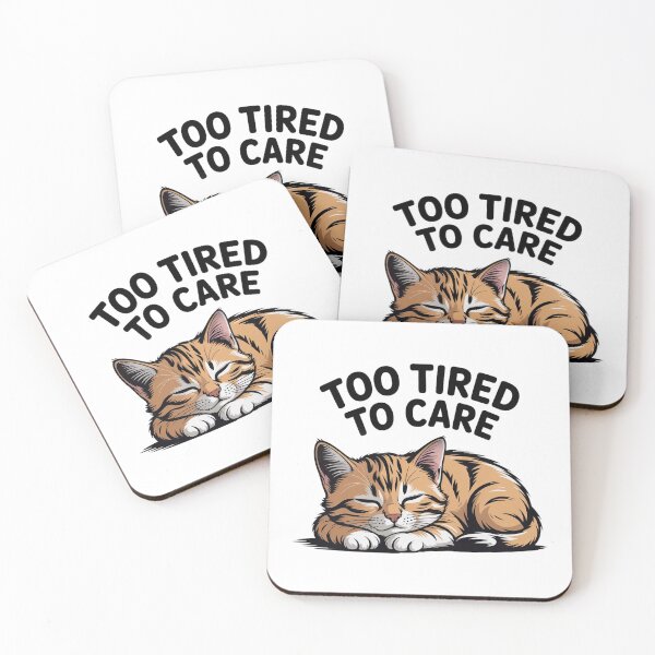 Item preview, Indifferent Cat Too Tired To Care designed and sold by DetalleXL.
