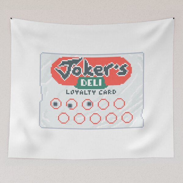 Item preview, Balatro Loyalty Card Joker Card Horizontal Alt designed and sold by BubblePopRed.