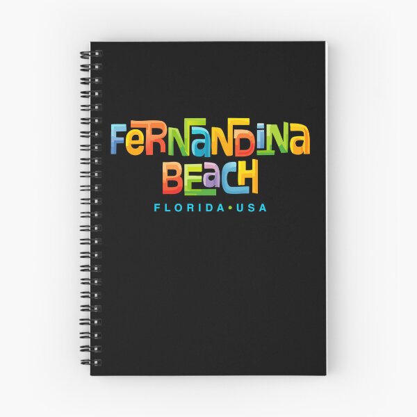 Item preview, Fernandina Beach Retro Typographic Design designed and sold by Futurebeachbum.