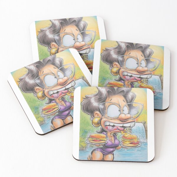 Item preview, Burger Lady designed and sold by Claire Caricatures.