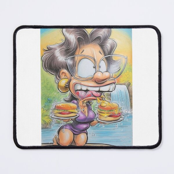 Item preview, Burger Lady designed and sold by Claire Caricatures.