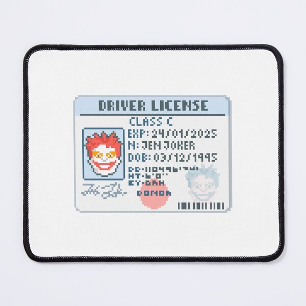 Item preview, Balatro Driver's License Joker Card Horizontal Alt designed and sold by BubblePopRed.