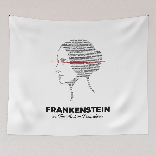 Item preview, Frankenstein Or The Modern Prometheus Mary Shelley Silhouette designed and sold by Fenay Designs.