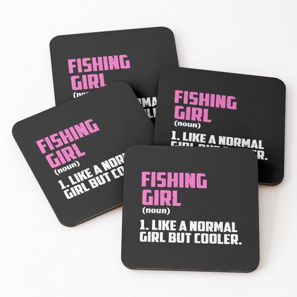 Item preview, fishing Girl Like A Normal Girl But Cooler designed and sold by GabbyKash.
