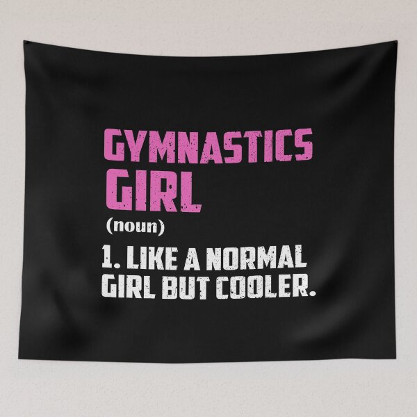 Item preview, gymnastics Girl Like A Normal Girl But Cooler designed and sold by GabbyKash.
