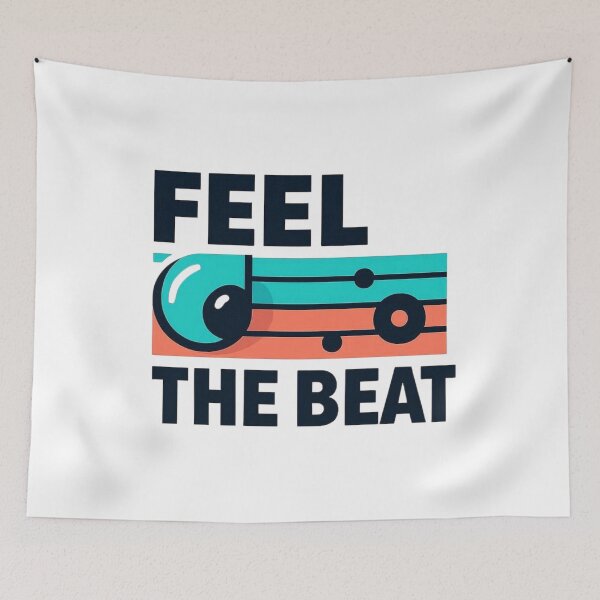 Item preview, Feel The Beat Minimal Music  designed and sold by echoink-studio.
