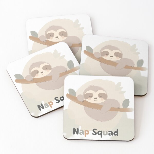 Item preview, Sloth Nap Squad | Funny Baby Sleep Design designed and sold by FehlingMedia.