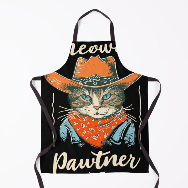 Item preview, Meowdy Pawtner - Cat In A Cowboy Hat Illustration Retro Vintage designed and sold by bongsentrang.