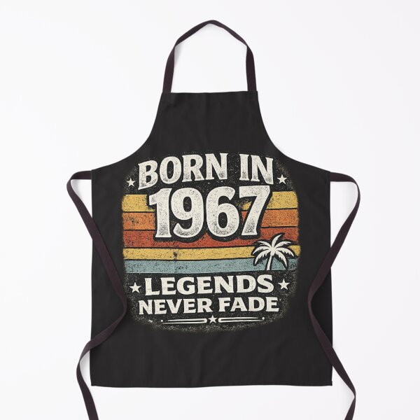 Item preview, Born In 1967 Legends Never Fade Vintage Retro T-Shirt – 1967 Birthday Gift Idea, Classic 60s 70s Style Tee designed and sold by JadmeStudio.
