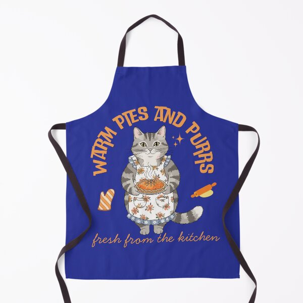 Item preview, Warm Pies and Purrs Baking Cat designed and sold by TheBeeKindSpace.