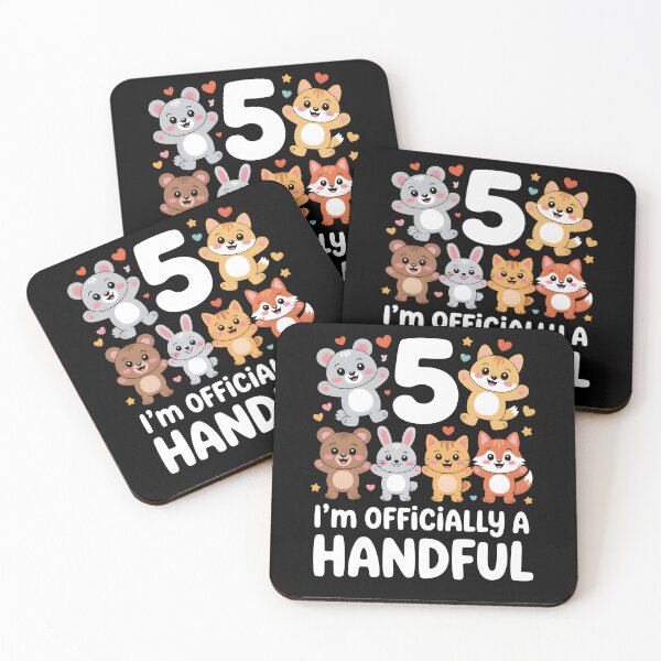 Item preview, I'm Officially A Handful 5th Birthday designed and sold by MooonTees.