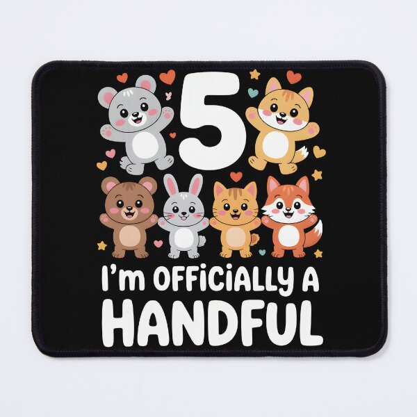 Item preview, I'm Officially A Handful 5th Birthday designed and sold by MooonTees.