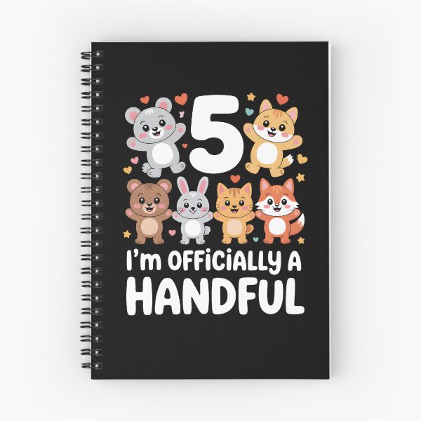 Item preview, I'm Officially A Handful 5th Birthday designed and sold by MooonTees.