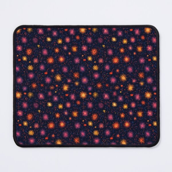 Item preview, Vibrant Firework Starburst Abstract Pattern designed and sold by NicolasGlowArt.