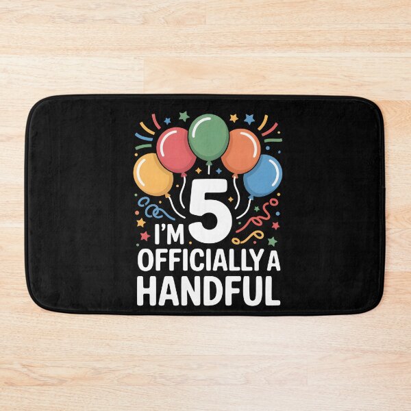 Item preview, I'm Officially A Handful 5th Birthday designed and sold by MooonTees.