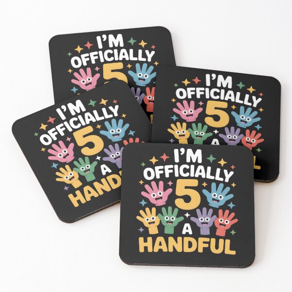 Item preview, I'm Officially A Handful 5th Birthday designed and sold by MooonTees.