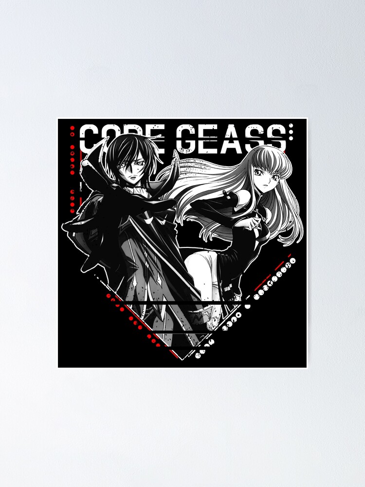Code Geass Lelouch And Cc Poster By Salesalamander Redbubble