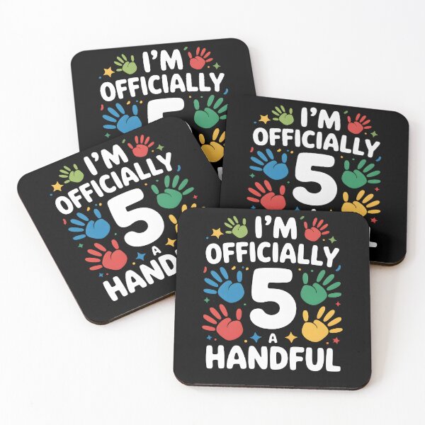 Item preview, I'm Officially A Handful 5th Birthday designed and sold by MooonTees.
