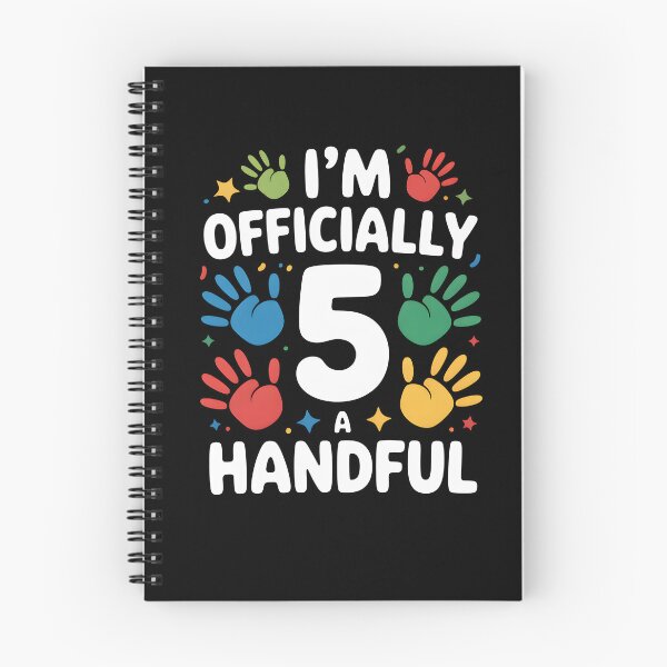 Item preview, I'm Officially A Handful 5th Birthday designed and sold by MooonTees.