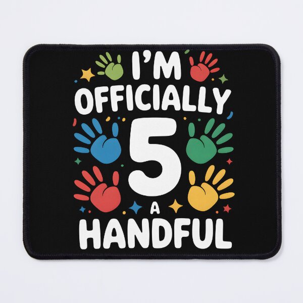 Item preview, I'm Officially A Handful 5th Birthday designed and sold by MooonTees.