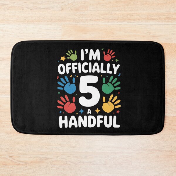 Item preview, I'm Officially A Handful 5th Birthday designed and sold by MooonTees.