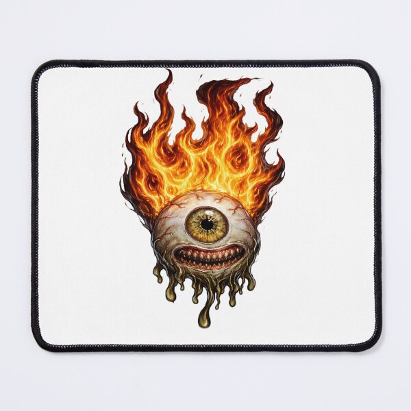 Item preview, Flaming eyeball designed and sold by Azsloe.