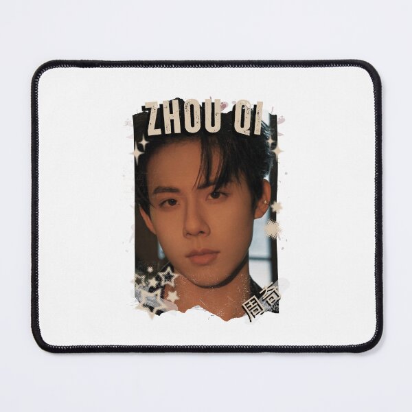 Item preview, Zhou Qi (周奇) Chinese Actor Cdrama Chinese Entertainment Black and White Collage Digital Art Portrait designed and sold by AJUNICE STUDIO.