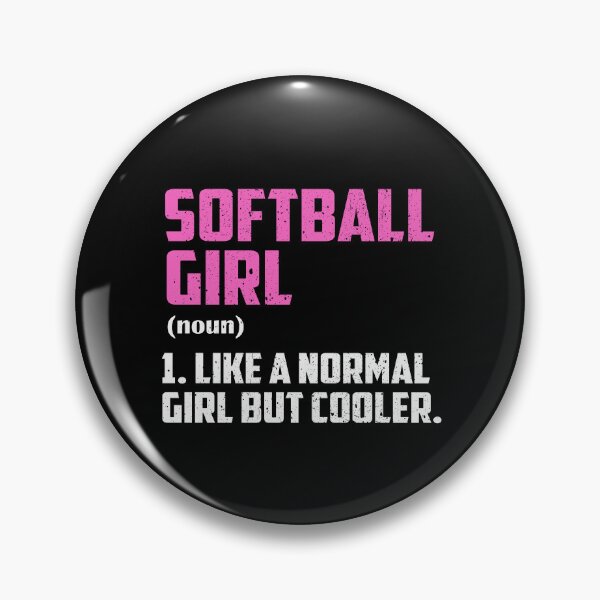 Item preview, Softball Girl Like A Normal Girl But Cooler designed and sold by GabbyKash.