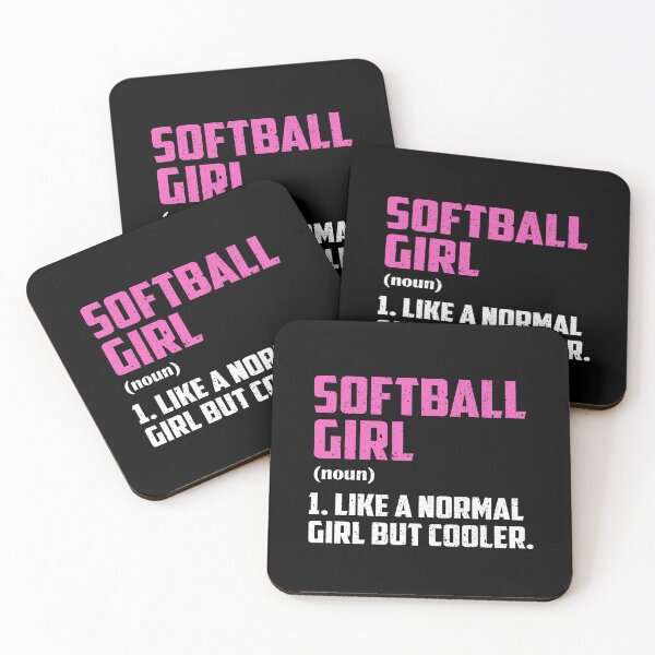 Item preview, Softball Girl Like A Normal Girl But Cooler designed and sold by GabbyKash.