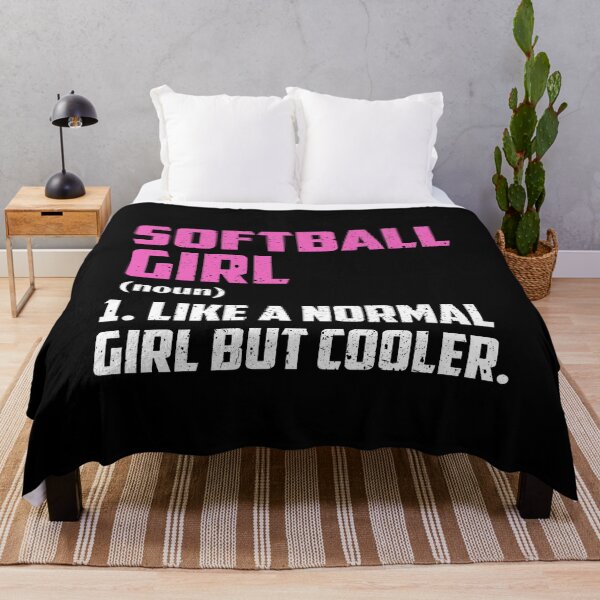 Item preview, Softball Girl Like A Normal Girl But Cooler designed and sold by GabbyKash.