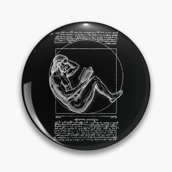 Item preview, Bookish Reader Vitruvian Man Leonardo Da Vinci Book Vintage designed and sold by GrandeDuc.