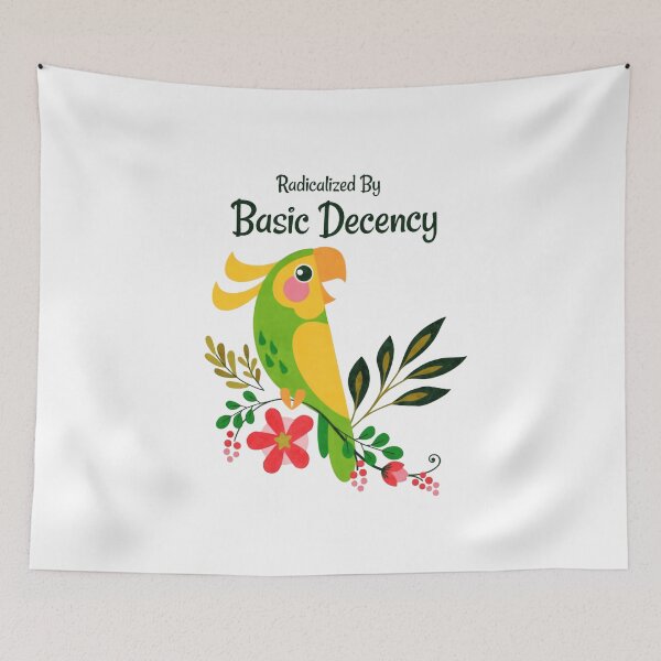 Item preview, Radicalized By Basic Decency Drives Action For Change designed and sold by SkeletonsDanger.
