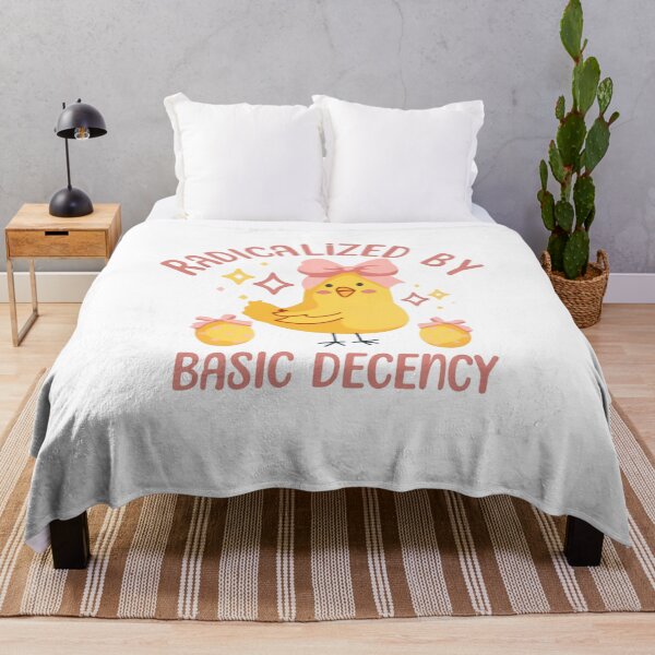 Item preview, Radicalized By Basic Decency Strengthens Justice Movements designed and sold by SkeletonsDanger.
