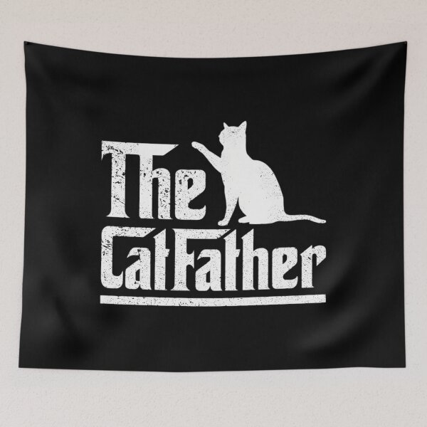 Item preview, The Catfather Funny Cat Father designed and sold by bongsentrang.